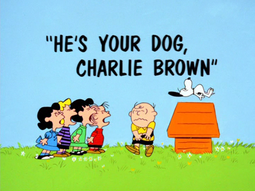 He's Your Dog, Charlie Brown